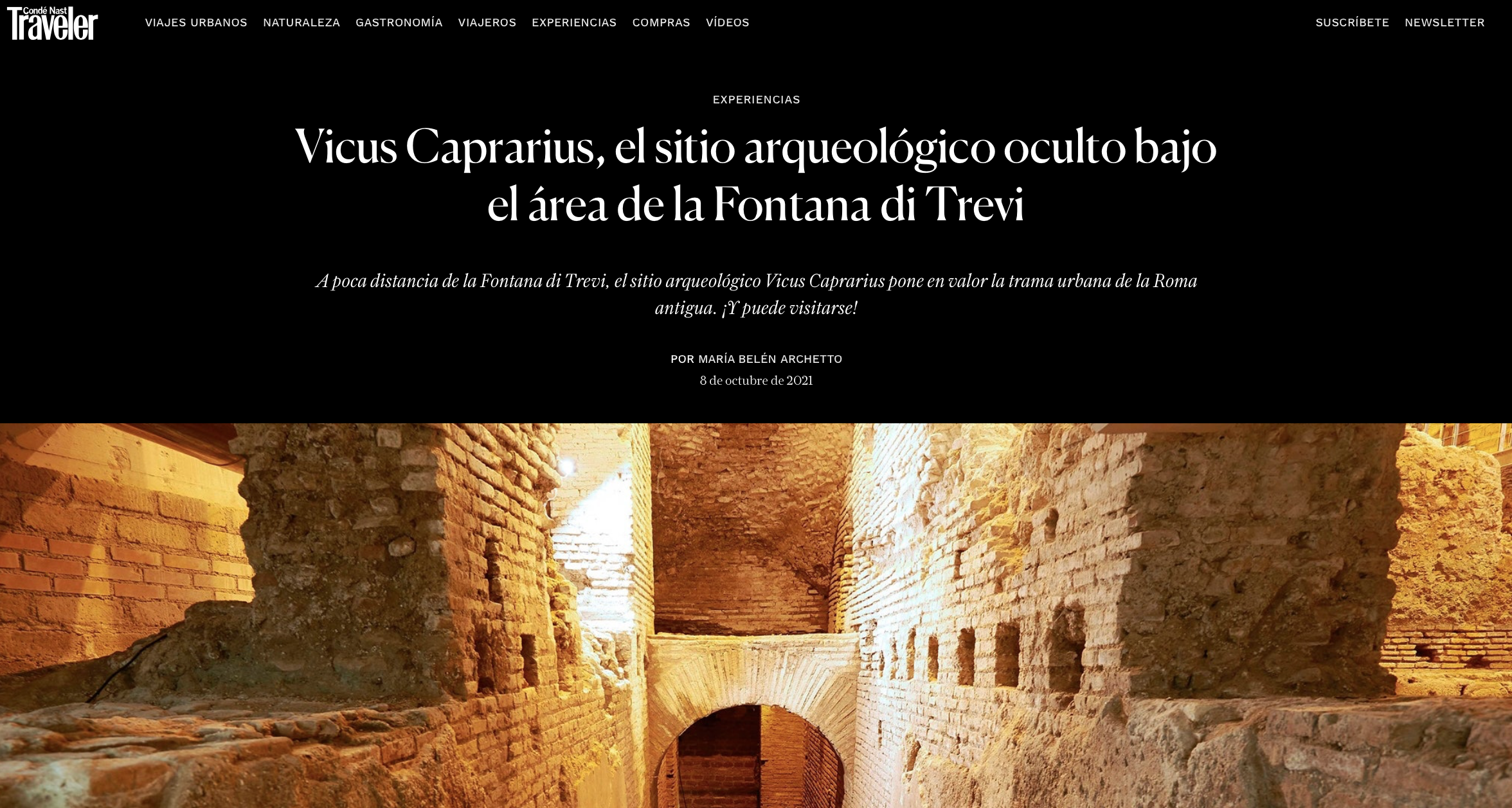 Condé Nast Traveler Spain Vicus Caprarius